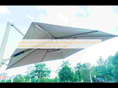 庭 プール 椅子 寝台 防水 庭 ホテルの 屋外 家具 バルコニー 寝台